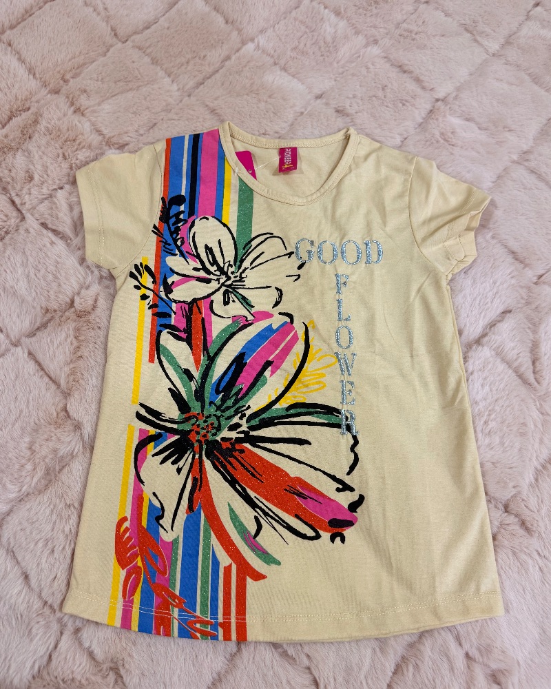 Multicolor flower shirt